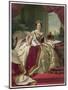 Queen Victoria Circa 1845-Franz Xaver Winterhalter-Mounted Photographic Print