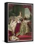 Queen Victoria Circa 1845-Franz Xaver Winterhalter-Framed Stretched Canvas