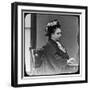 Queen Victoria Circa 1890-null-Framed Art Print