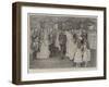 Queen Victoria Embracing the Bride after the Ceremony-null-Framed Giclee Print
