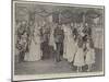 Queen Victoria Embracing the Bride after the Ceremony-null-Mounted Giclee Print