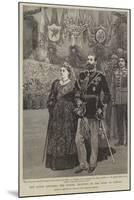 Queen Victoria Entering the Chapel, Escorted by the Duke of Coburg-null-Mounted Giclee Print