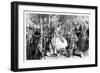 Queen Victoria Holding the First Investiture of the Order of the Star of India, C1861-null-Framed Giclee Print