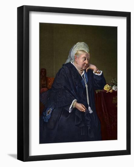 Queen Victoria in 1899-Heinrich von Angeli-Framed Giclee Print