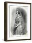 Queen Victoria in Bridal Dress-W Spielmeyer-Framed Art Print