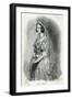 Queen Victoria in Bridal Dress-W Spielmeyer-Framed Art Print