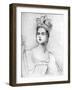 Queen Victoria in Her Coronation Robes, 1837-George Hayter-Framed Giclee Print