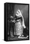 Queen Victoria in Her State Robes, 1887-Walery-Framed Stretched Canvas