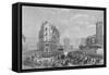 Queen Victoria in Holborn Circus on Her Way to the Opening of Holborn Viaduct, London, 1869-null-Framed Stretched Canvas