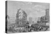 Queen Victoria in Holborn Circus on Her Way to the Opening of Holborn Viaduct, London, 1869-null-Stretched Canvas