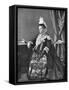 Queen Victoria in the Dress She Wore at Her Golden Jubilee Service, 1887-Hughes & Mullins-Framed Stretched Canvas