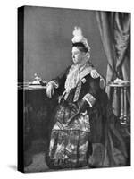 Queen Victoria in the Dress She Wore at Her Golden Jubilee Service, 1887-Hughes & Mullins-Stretched Canvas