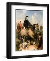 Queen Victoria in Windsor Home Park, 1865-Edwin Henry Landseer-Framed Giclee Print