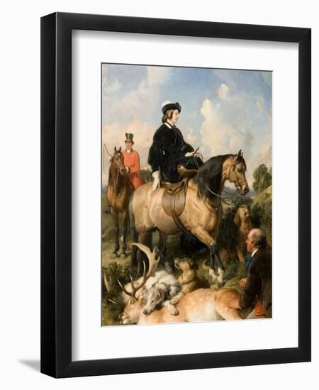 Queen Victoria in Windsor Home Park, 1865-Edwin Henry Landseer-Framed Giclee Print