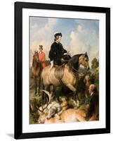 Queen Victoria in Windsor Home Park, 1865-Edwin Henry Landseer-Framed Giclee Print