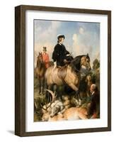 Queen Victoria in Windsor Home Park, 1865-Edwin Henry Landseer-Framed Giclee Print