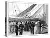 Queen Victoria Inspecting HMS Galatea, Osborne Bay, C1860S-null-Stretched Canvas