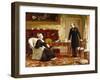 Queen Victoria Interviewing Disraeli at Osborne House-Theodore Blake Wirgman-Framed Giclee Print