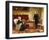 Queen Victoria Interviewing Disraeli at Osborne House-Theodore Blake Wirgman-Framed Giclee Print