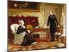 Queen Victoria Interviewing Disraeli at Osborne House-Theodore Blake Wirgman-Mounted Giclee Print