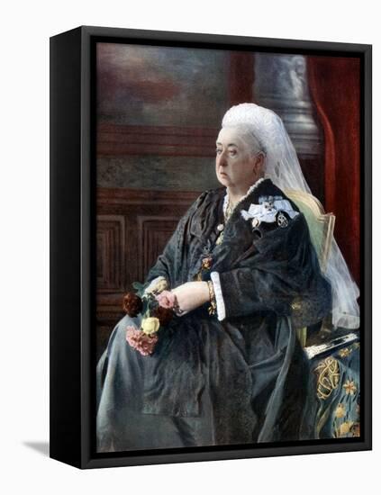 Queen Victoria, Late 19th Century-Hughes & Mullins-Framed Stretched Canvas