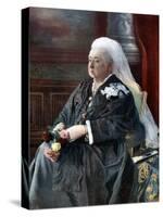Queen Victoria, Late 19th Century-Hughes & Mullins-Stretched Canvas