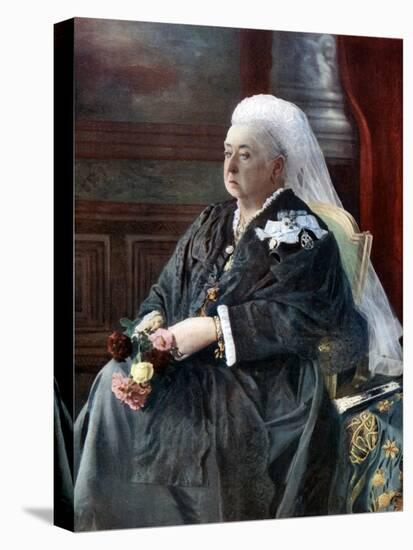 Queen Victoria, Late 19th Century-Hughes & Mullins-Stretched Canvas