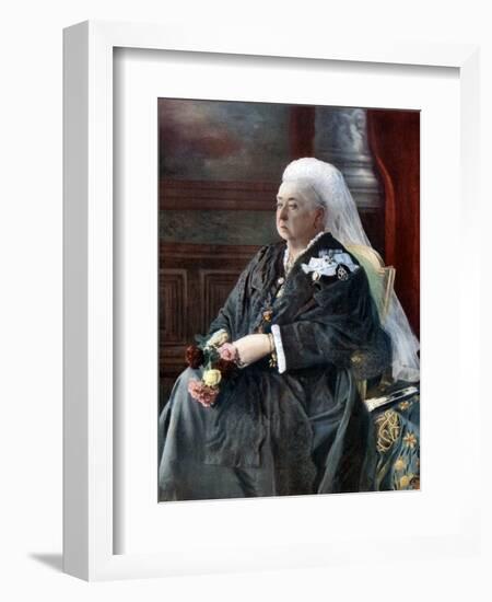 Queen Victoria, Late 19th Century-Hughes & Mullins-Framed Giclee Print