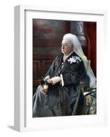 Queen Victoria, Late 19th Century-Hughes & Mullins-Framed Giclee Print