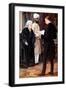 Queen Victoria Listening to a Dispatch from the Front Line During the Boer War, 1899-1901-null-Framed Giclee Print