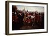 Queen Victoria of England, 1819-1901, Presenting Colours to 79th Cameron Highlanders-null-Framed Giclee Print