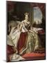 Queen Victoria of England in Her Coronation Robes-Franz Xaver Winterhalter-Mounted Giclee Print