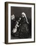 Queen Victoria of England with Her Young Granddaughters-null-Framed Photographic Print