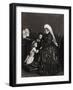 Queen Victoria of England with Her Young Granddaughters-null-Framed Photographic Print