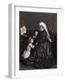 Queen Victoria of England with Her Young Granddaughters-null-Framed Photographic Print