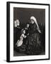 Queen Victoria of England with Her Young Granddaughters-null-Framed Photographic Print