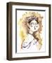 Queen Victoria of Great Britain English monarch; caricature-Neale Osborne-Framed Giclee Print