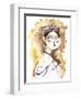 Queen Victoria of Great Britain English monarch; caricature-Neale Osborne-Framed Giclee Print