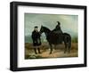 Queen Victoria on Horseback with John Brown (Oil on Canvas)-Charles Burton Barber-Framed Giclee Print