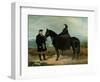 Queen Victoria on Horseback with John Brown (Oil on Canvas)-Charles Burton Barber-Framed Giclee Print