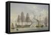 Queen Victoria on the Royal Yacht-William Joy-Framed Stretched Canvas