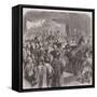 Queen Victoria Opening Blackfriars Bridge, London, 1869-null-Framed Stretched Canvas