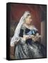 Queen Victoria Pictured Circa. 1885-null-Framed Stretched Canvas