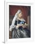 Queen Victoria Pictured Circa. 1885-null-Framed Art Print