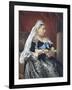 Queen Victoria Pictured Circa. 1885-null-Framed Art Print