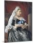 Queen Victoria Pictured Circa. 1885-null-Mounted Art Print