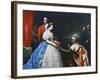 Queen Victoria Presenting a Bible in the Audience Chamber at Windsor, C1861-Thomas Jones Barker-Framed Giclee Print