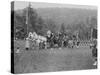 Queen Victoria Presenting Colours to the Cameron Highlanders, 1873 (B/W Photo)-English Photographer-Stretched Canvas