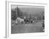 Queen Victoria Presenting Colours to the Cameron Highlanders, 1873 (B/W Photo)-English Photographer-Framed Giclee Print