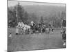 Queen Victoria Presenting Colours to the Cameron Highlanders, 1873 (B/W Photo)-English Photographer-Mounted Giclee Print